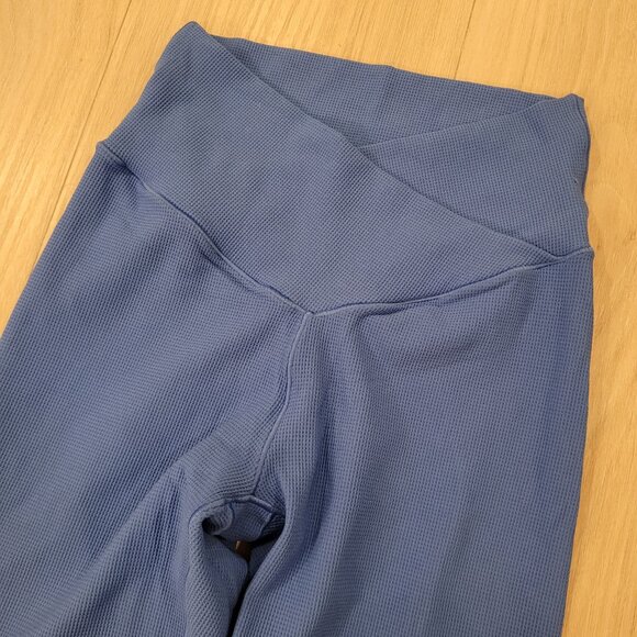AERIE | OFFLINE Real Me Waffle High Waisted Crossover 7/8 Legging | Sz. S - Picture 6 of 9